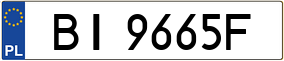 Truck License Plate